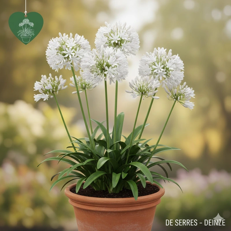 Agapanthus africanus 'Polar Ice' P9