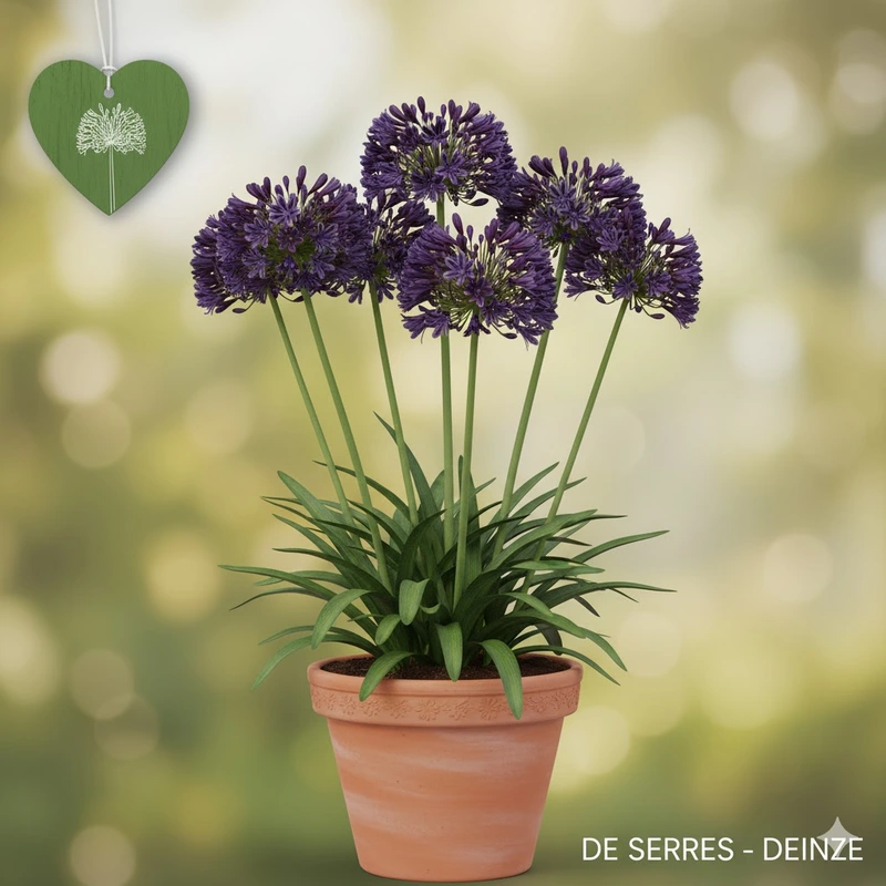 Agapanthus hybride 'Black Magic' P9