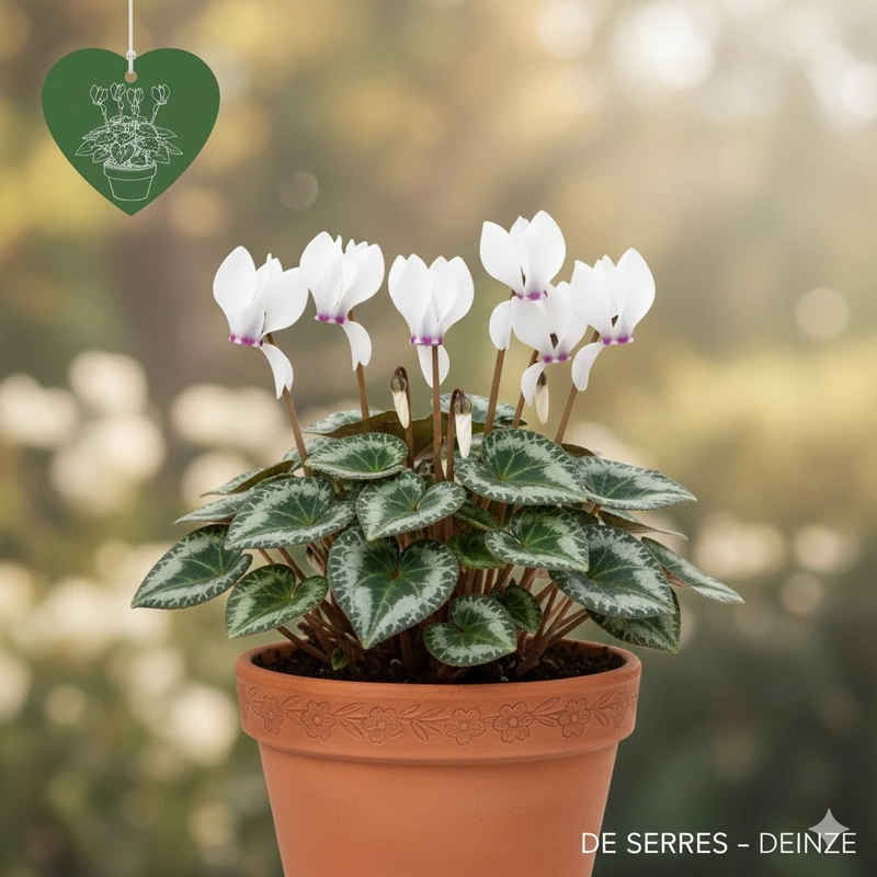 Cyclamen hederifolium 'Amaze Me White' P10.5