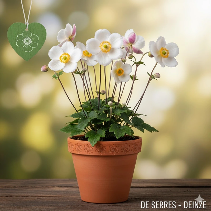 Anemone japonica 'Regal Swan' P9