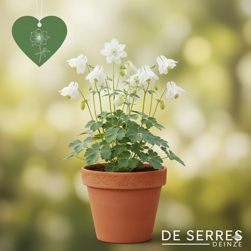 Aquilegia caerulea 'Snow Queen' P9