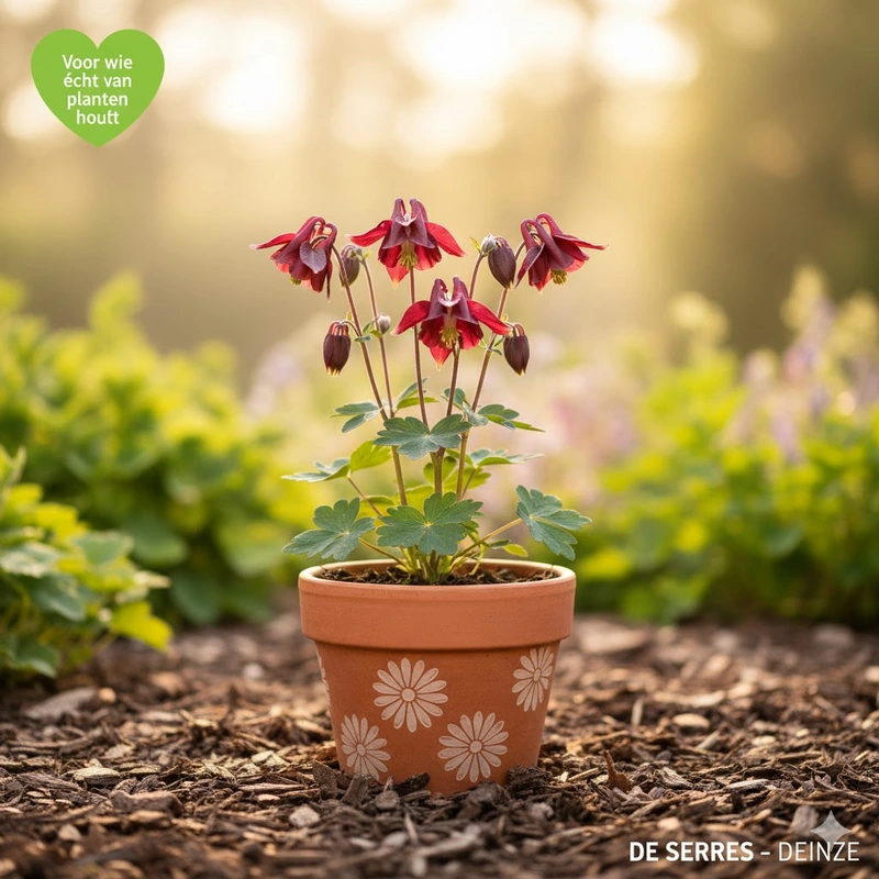 Aquilegia vulgaris 'Ruby Port' P9