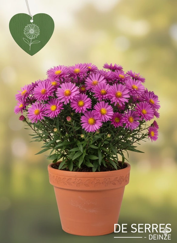 Aster novi-belgii 'Karminkuppel' P9