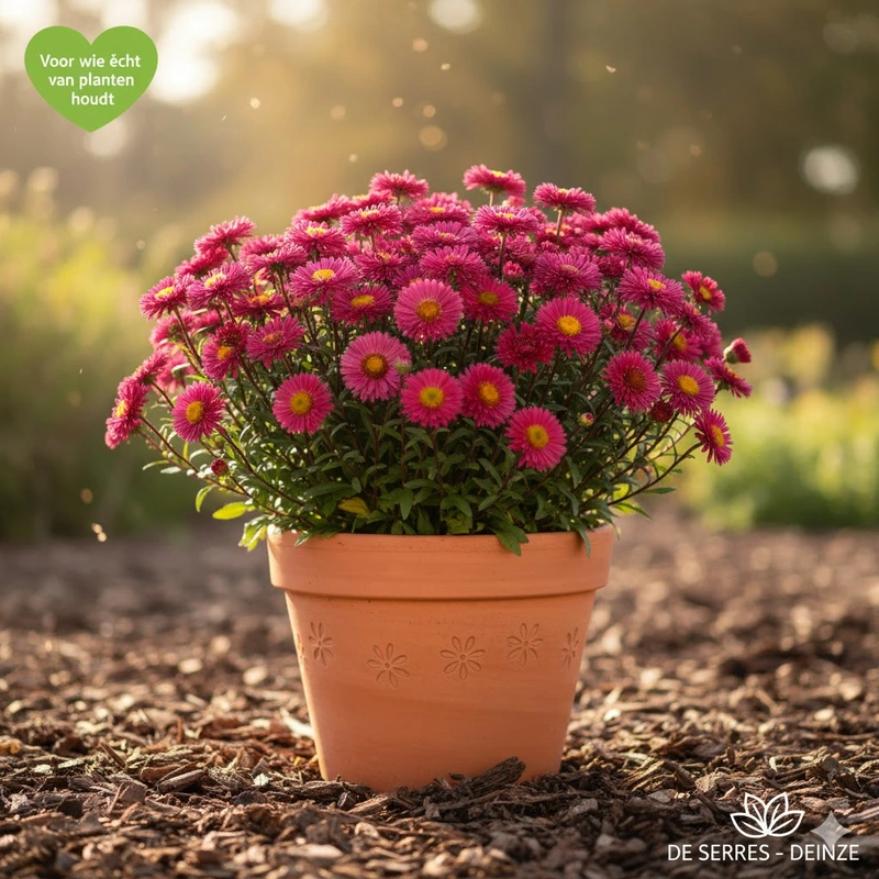 Aster novi-belgii 'Winston Churchill' P9