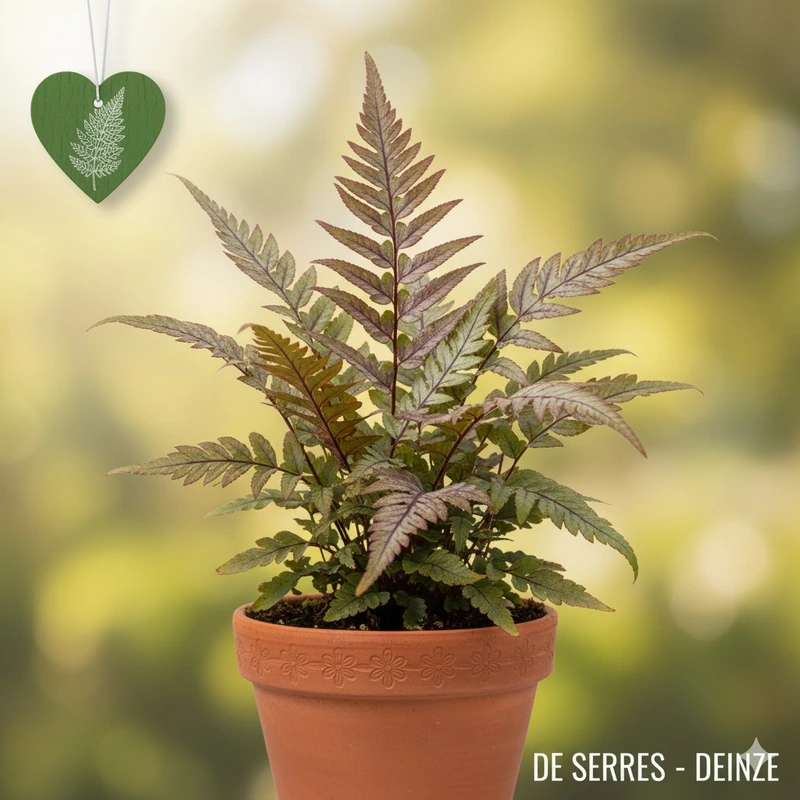 Athyrium niponicum 'Burgundy Lace' P9