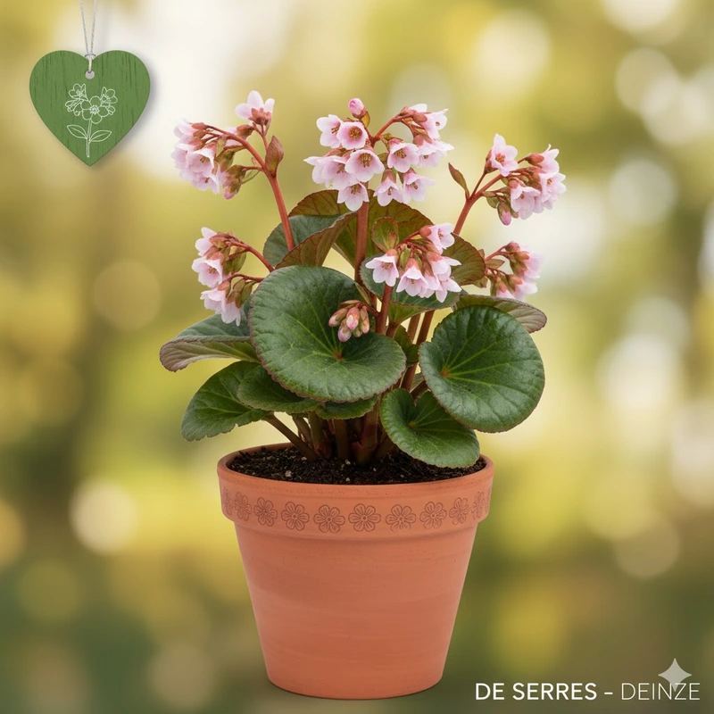 Bergenia cordifolia 'Dragonfly Sakura' P9