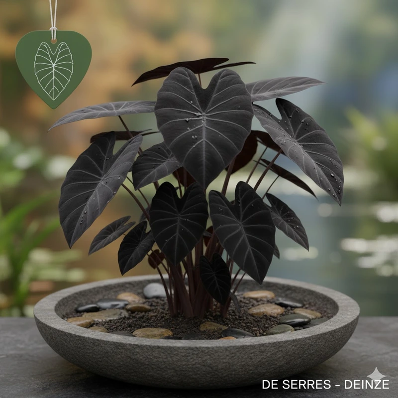 Colocasia esculenta 'Black Magic'