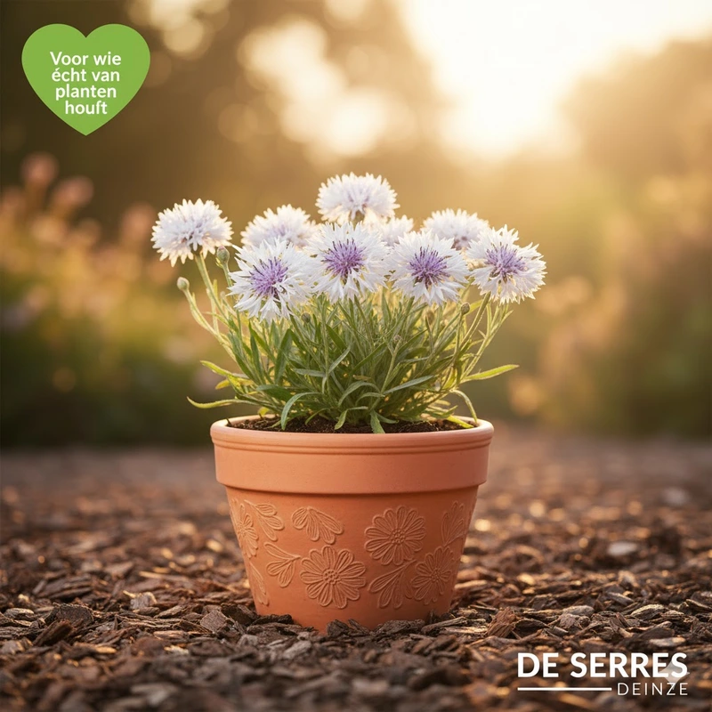 Centaurea montana 'Amethyst in Snow' P9