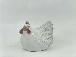 chicken glazed terracotta white 22*17,5*h15