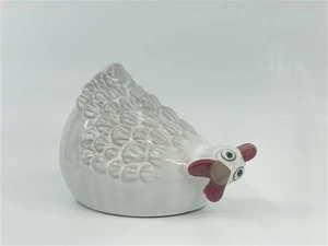 chicken glazed terracotta white 26,5*20*h18,5