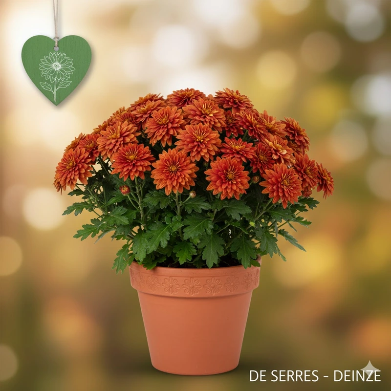 Chrysanthemum hortorum 'Brennpunkt' P9