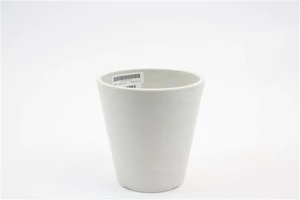 cocoon eco friendly pot  white stone 15*15  cm