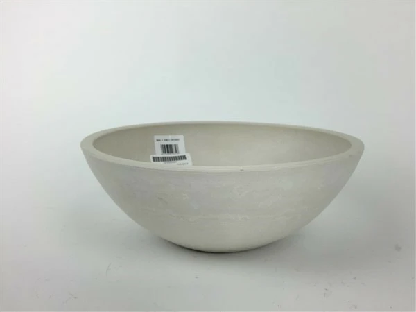 cocoon eco friendly pot white stone 20.3*7.5cm
