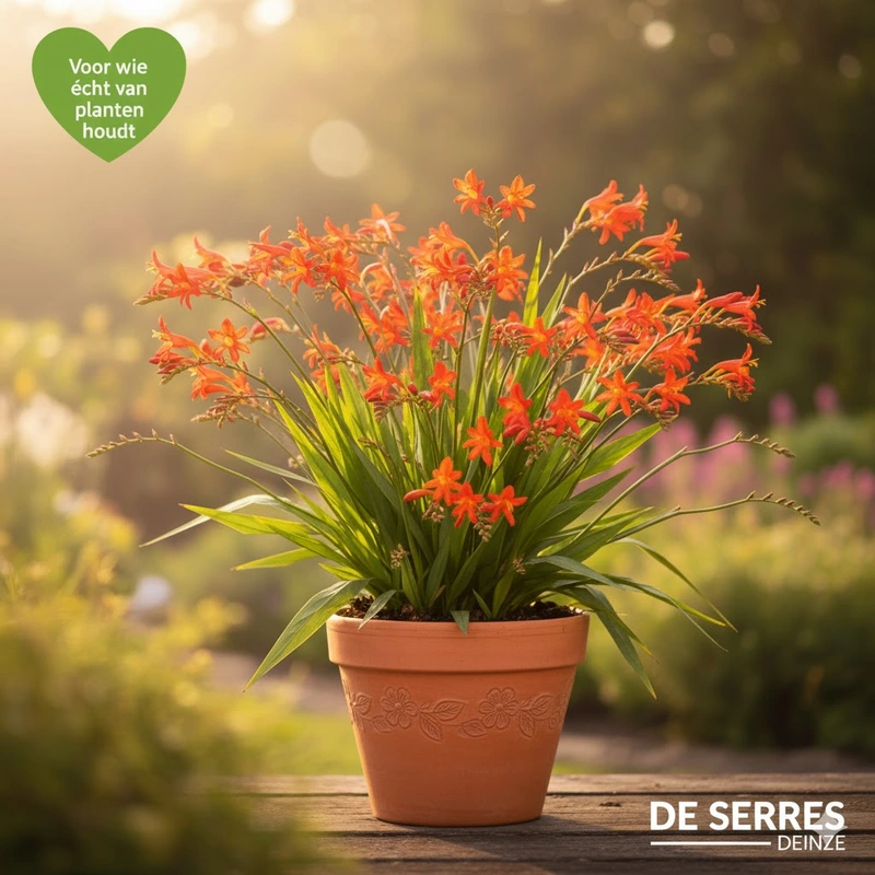 Crocosmia x crocosmiiflora 'Carmin Brilliant' P9