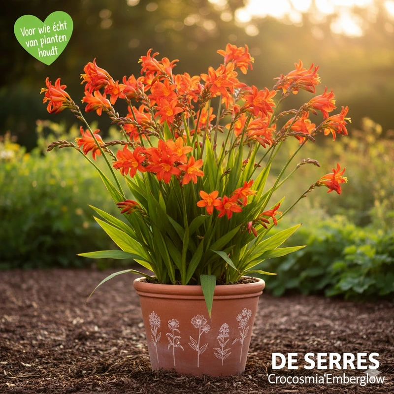 Crocosmia x crocosmiiflora 'Emberglow' P9