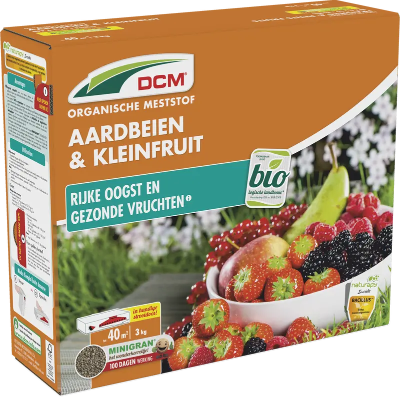 dcm meststof aardbeien/kleinfruit 3kg