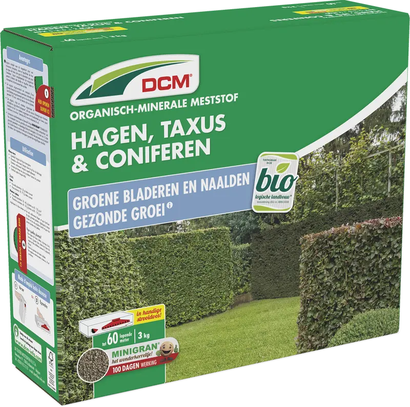 dcm meststof hagen/taxus/coniferen 3kg