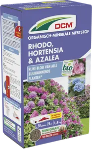 dcm meststof rhodo/hortensia/azalea 1,5kg