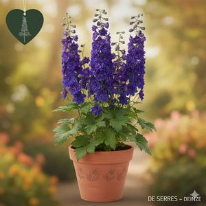 Delphinium 'Magic Fountains Dark Blue Dark Bee' P10.5