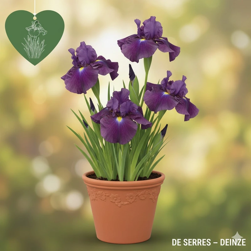 Iris ensata 'Dinner Plate® Blueberry Pie' P11