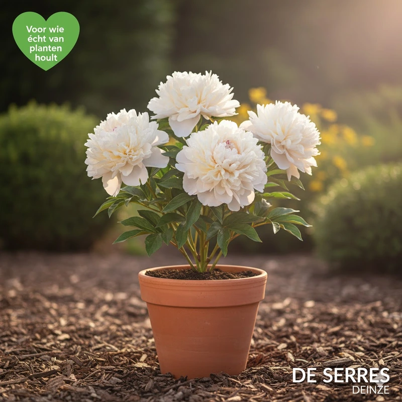 Paeonia lactiflora 'Duchesse de Nemours' C1