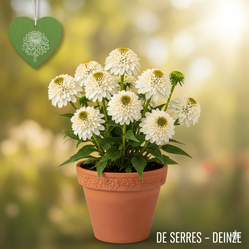 Echinacea purpurea 'White Double Delight' P9