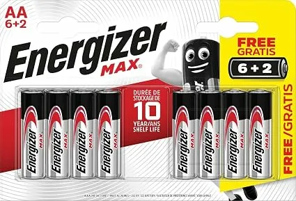 energizer max lr6 aa bl +2promo
