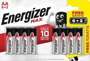 energizer max lr6 aa bl +2promo