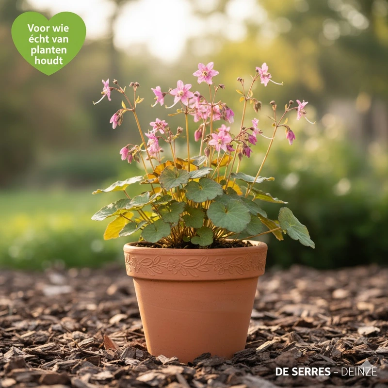 Epimedium grandiflorum 'Rose Queen' P9