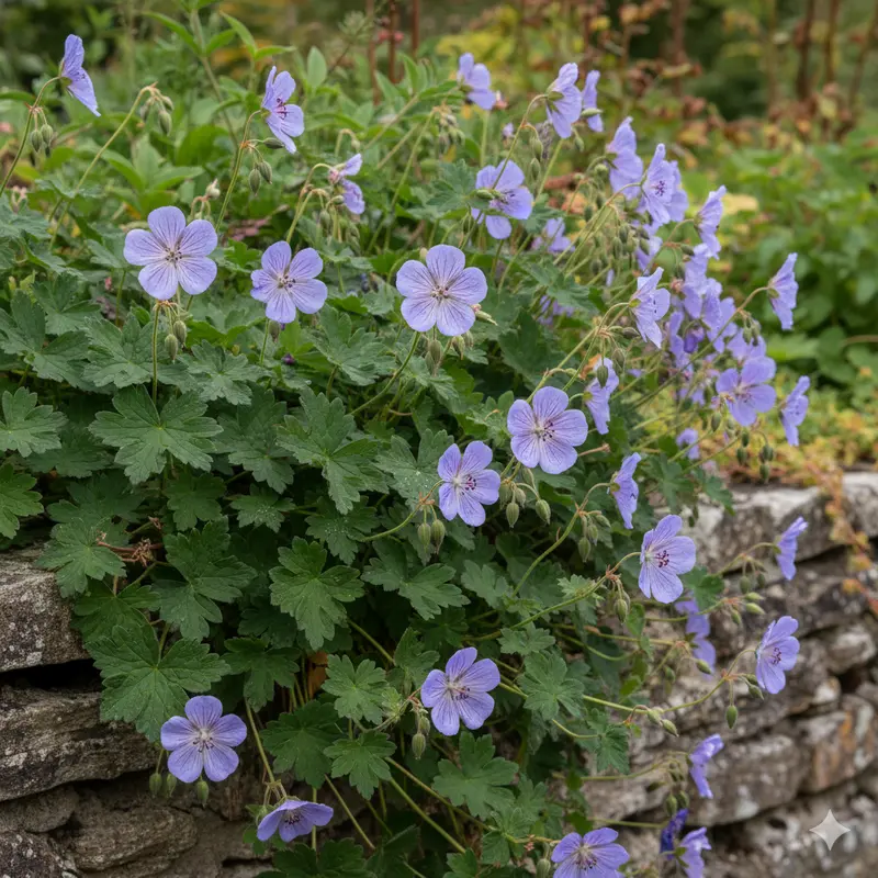 Geranium wall. 'Buxton's Variety' P9