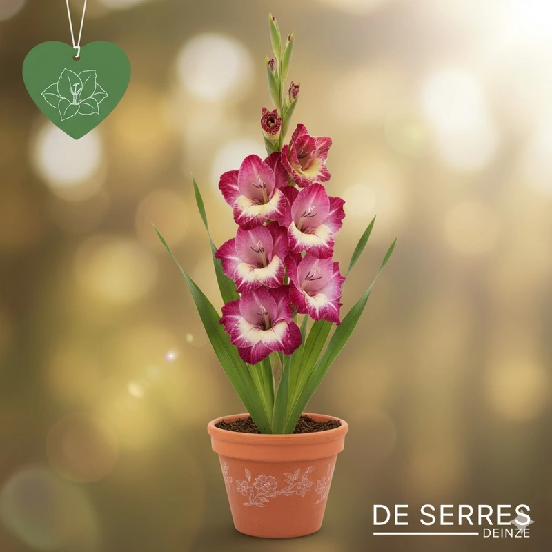 Gladiolus 'Velvet Eyes'