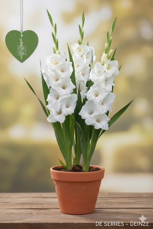 Gladiolus 'White Prosperity'