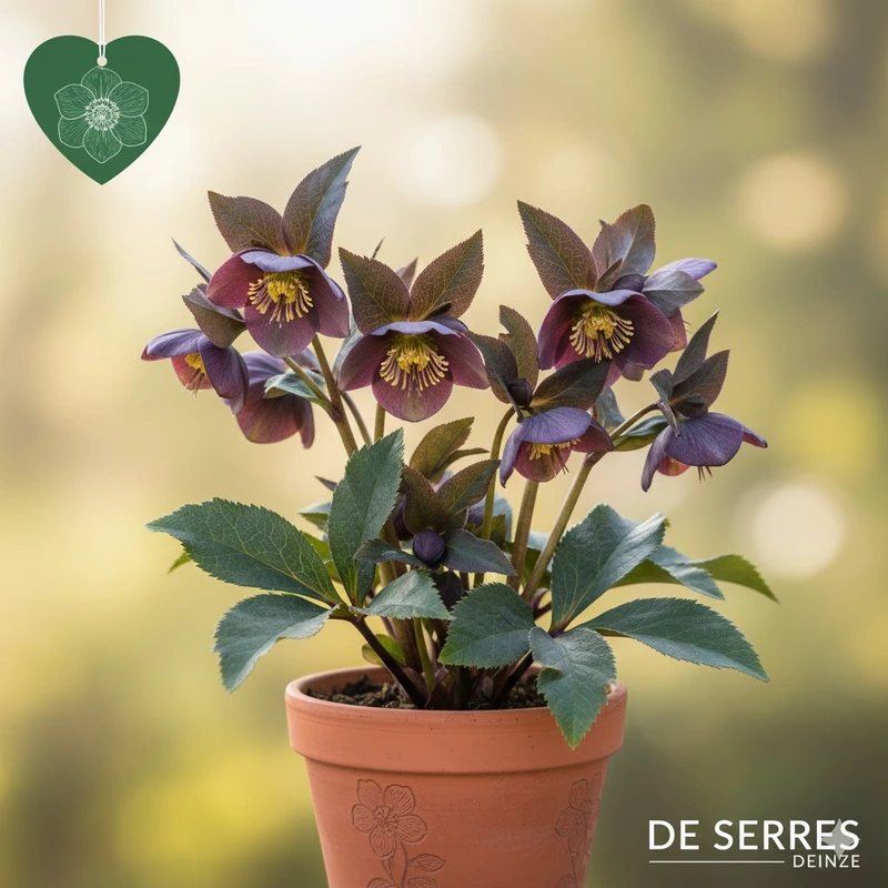 Helleborus orientalis 'Blue Metallic Lady'