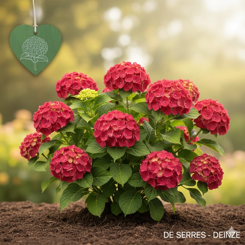 Hydrangea macrophylla 'Glowing Embers' C (25- 30)
