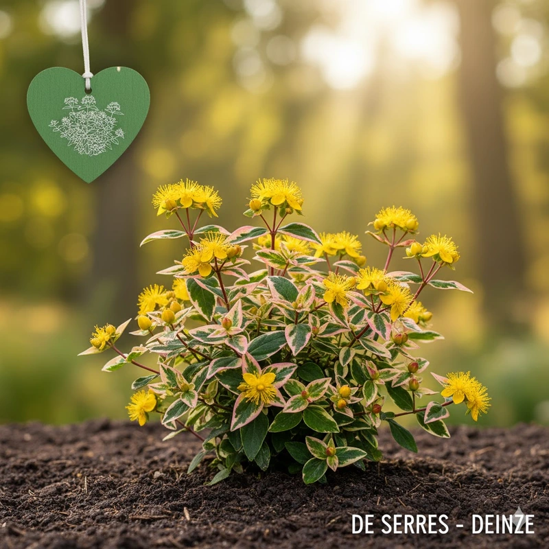 Hypericum moserianum 'Tricolor' C (30- 40)