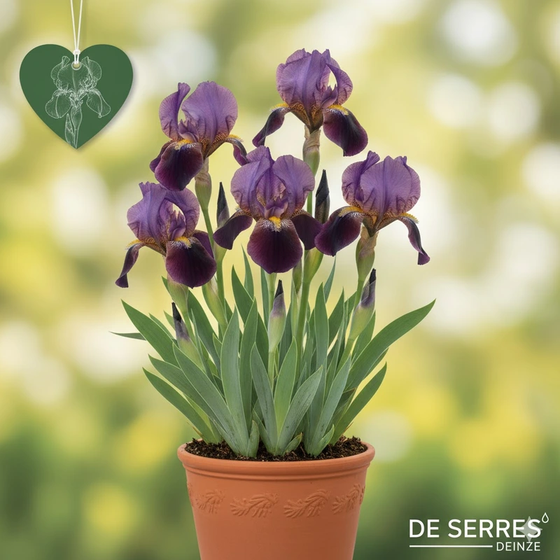 Iris x germanica 'Imperator' P9