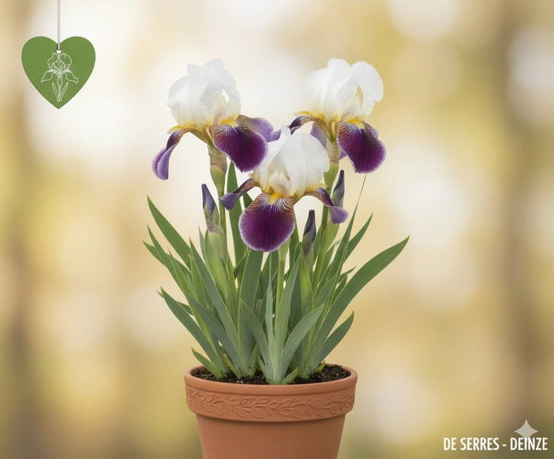 Iris x germanica 'Salonique' P9