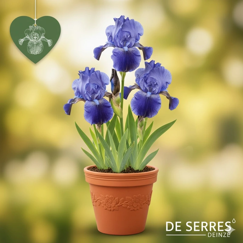 Iris barbata-nana 'Azurea' P9