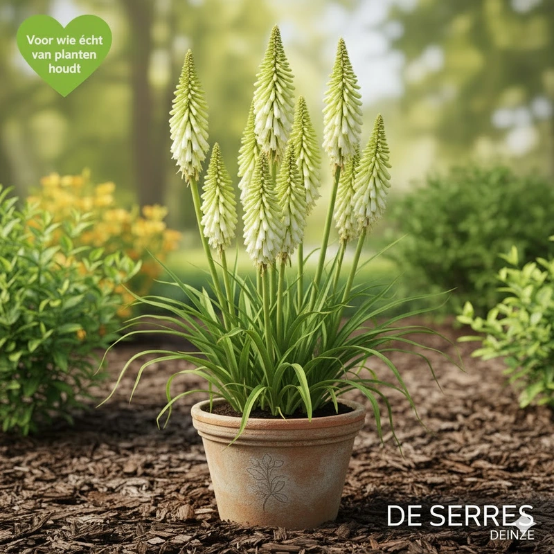 Kniphofia uvaria 'Green Jade' P9