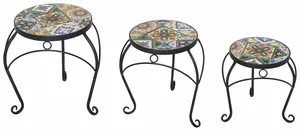 Malaga Planttable Black D23H29