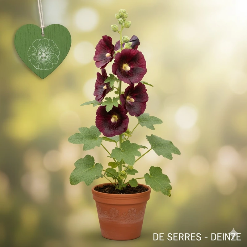 Alcea rosea 'Nigra' P11