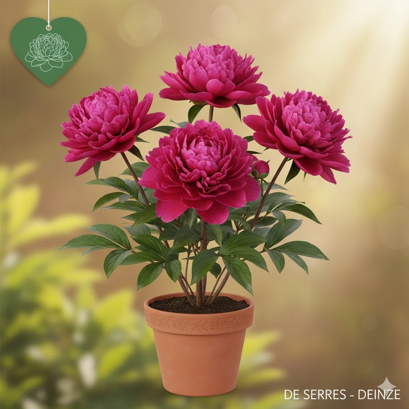 Paeonia lactiflora 'Felix Crousse'