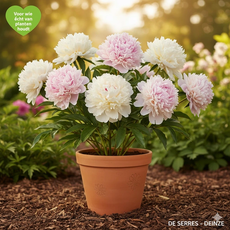 Paeonia lactiflora 'Shirley Temple' C1