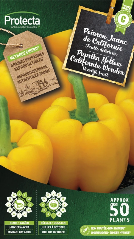paprika yellow california wonder