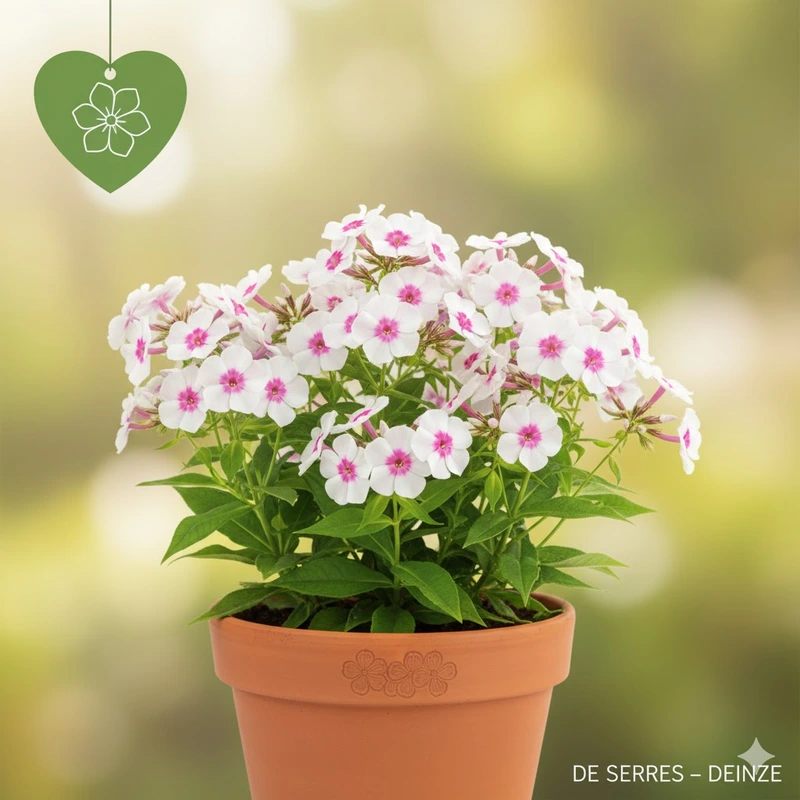 Phlox subulata 'Kimono Pink-White' P9