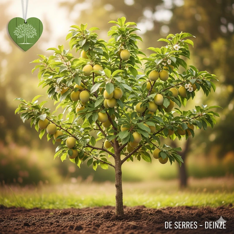 Prunus domestica subsp. italica 'Reine Claude Verte'