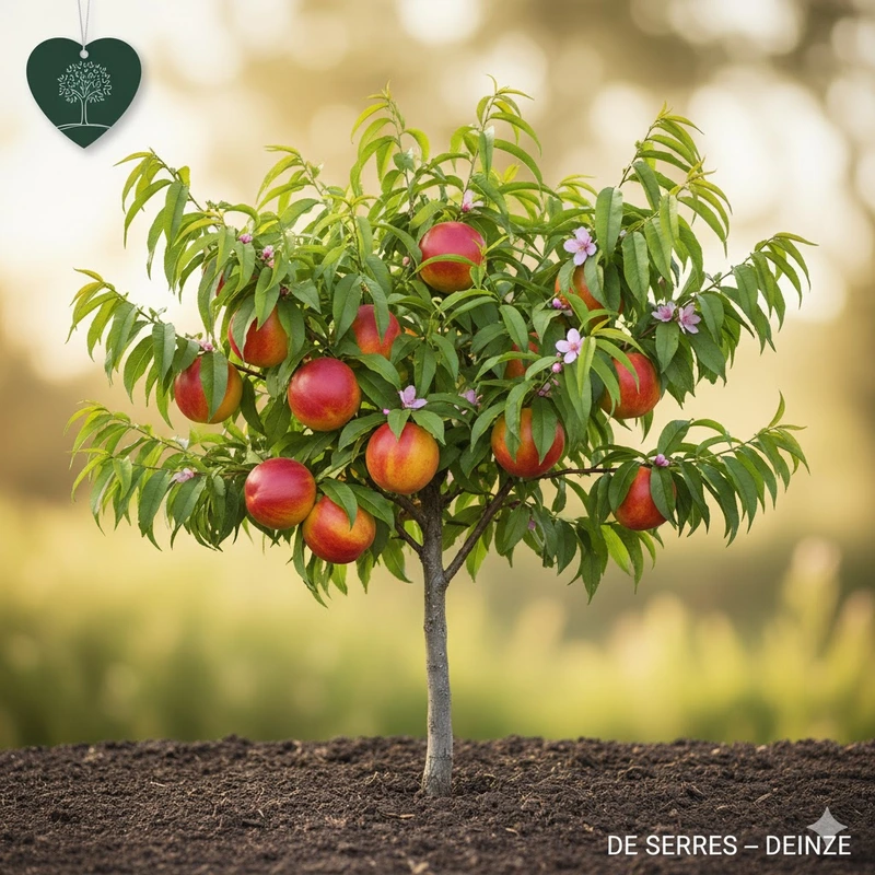 Prunus persica var. nucipersica 'Flavortop' C7,5