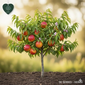 Prunus persica var. nucipersica 'Flavortop' C7,5