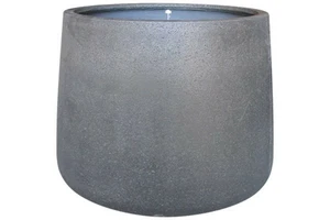 rd. light fiber-concrete pot-air hole-55x55x46,5