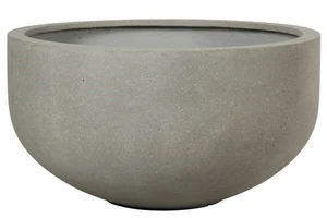 rd. light fiber-concrete  pot- size 109.0x109.0x59